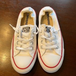 White Converse Chuck Taylor size 7